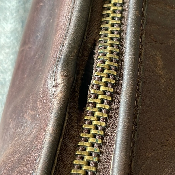 Coach Bleeker Vintage Brown Leather Bucket Crossbody Bag - Picture 10 of 16